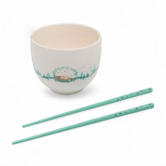 Her Universe Studio Ghibli My Neighbor Totoro Sleeping Totoro Ramen Bowl Set - Picture 1 of 8